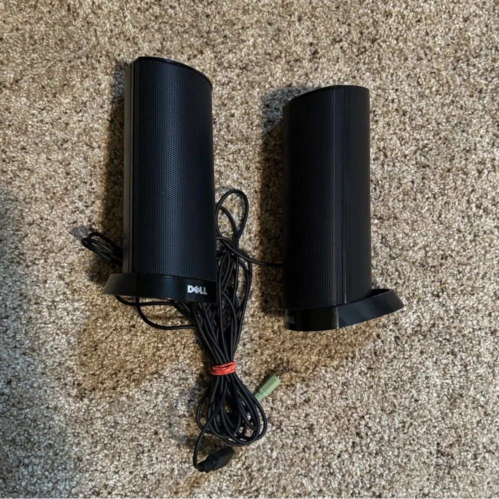 Dell Black Computer Speakers